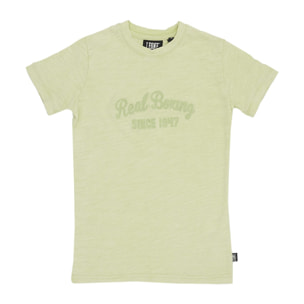 T-shirt old dye a maniche corte da bambino Real Boxing