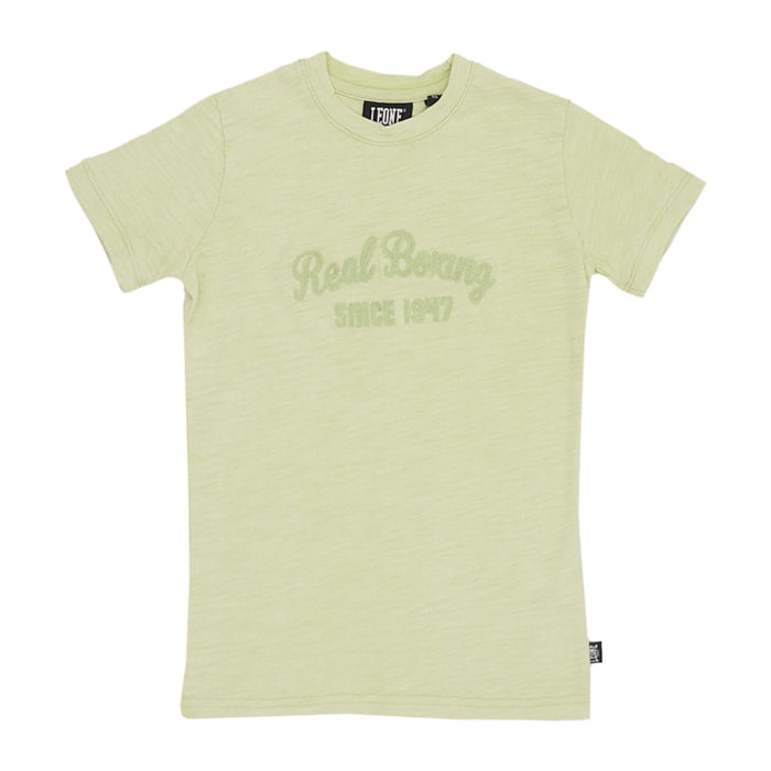 T-shirt old dye a maniche corte da bambino Real Boxing