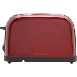 Grille-pain ESSENTIELB ETT 9R Memphis rouge inox