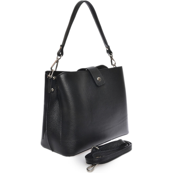 Borsa a mano Anna Luchini Nero