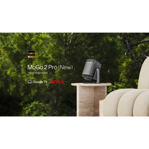Vidéoprojecteur portable XGIMI MoGo 2 Pro Bundle Gen 2 - Full HD 1080p 430 lumens - Google TV