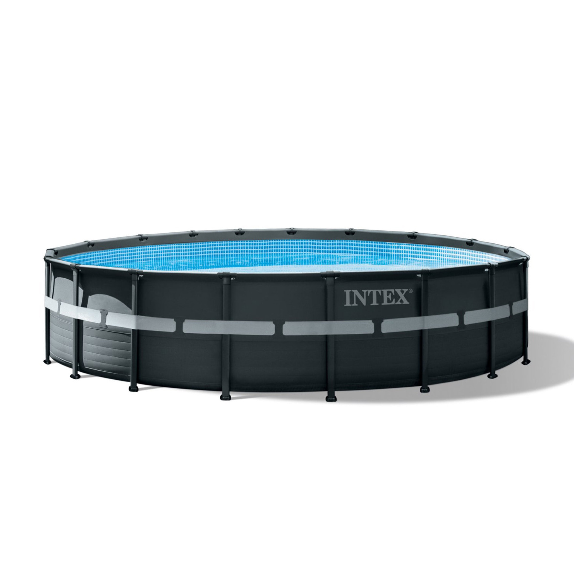 Intex Piscina Ultra XTR Frame rotonda con Pompa Filtro, Scaletta e Teli, 549x132 cm