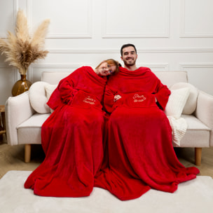 Plaid - THE CONCEPT FACTORY - Plaid Double Pour La Vie - Doux - Avec Manches