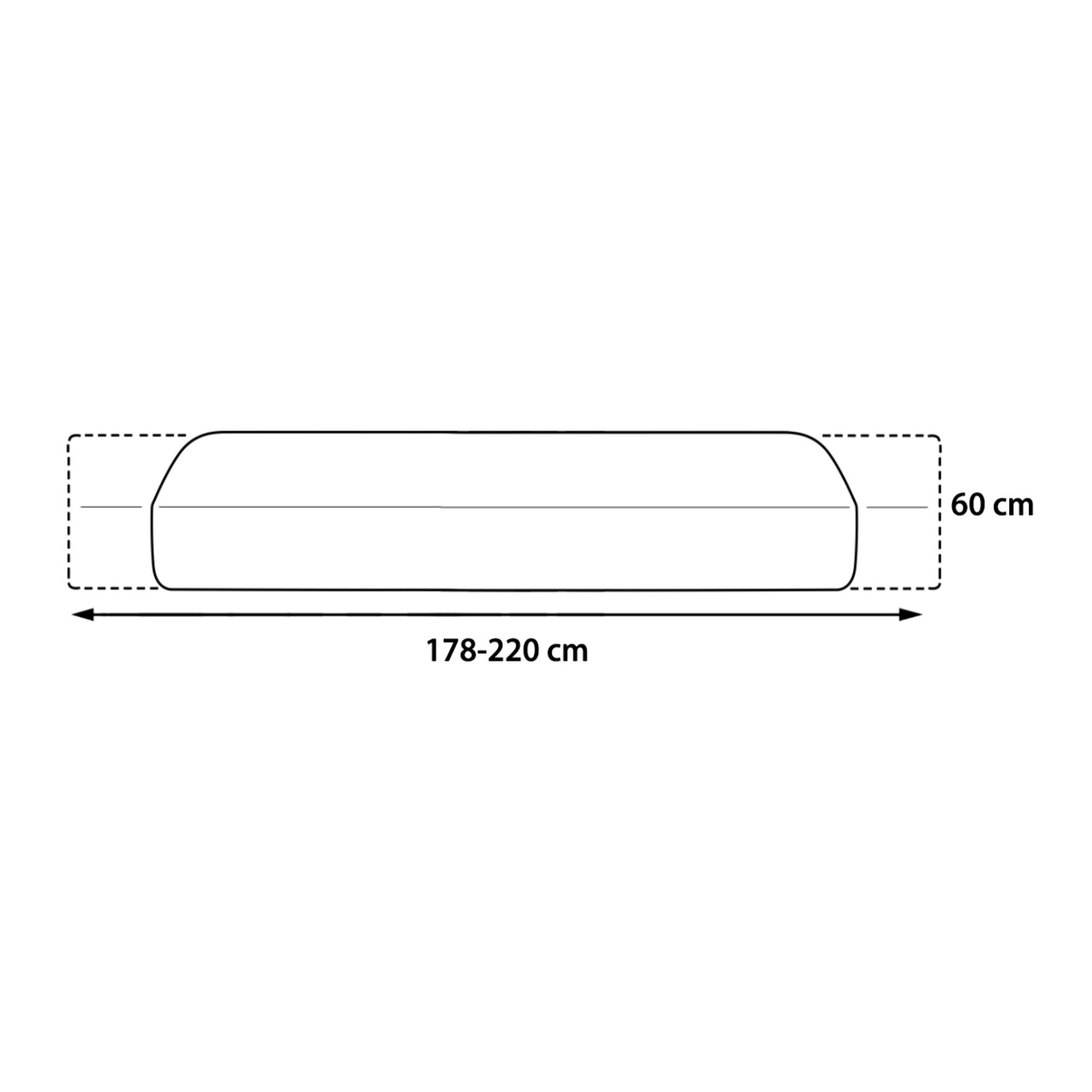 Copridivano Copriseduta Sofà Elasticizzato Smile Tinta Unita Stone