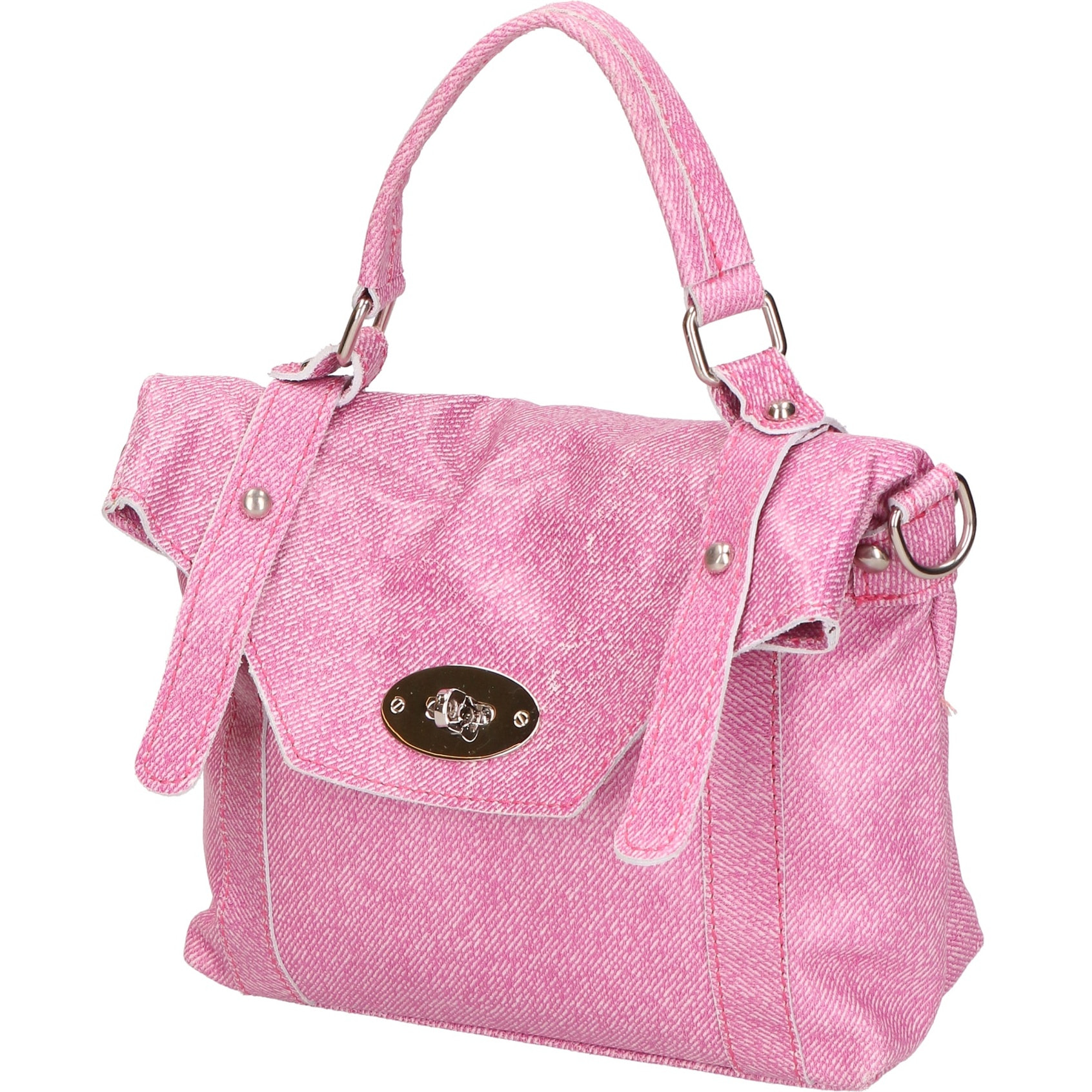 Borsa a mano da donna - Modello Floresta - Vera Pelle - 25.0 x 17.0 x 6.0 cm