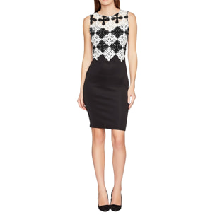 Vestido snowflake negro