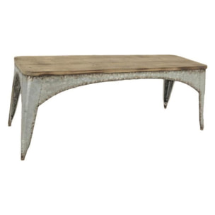 Tavolino in legno rettangolare cm117x36,5h44,5