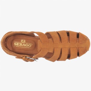 Sebago - Sandali Donna Marrone - Gurkha Fleshout Woman