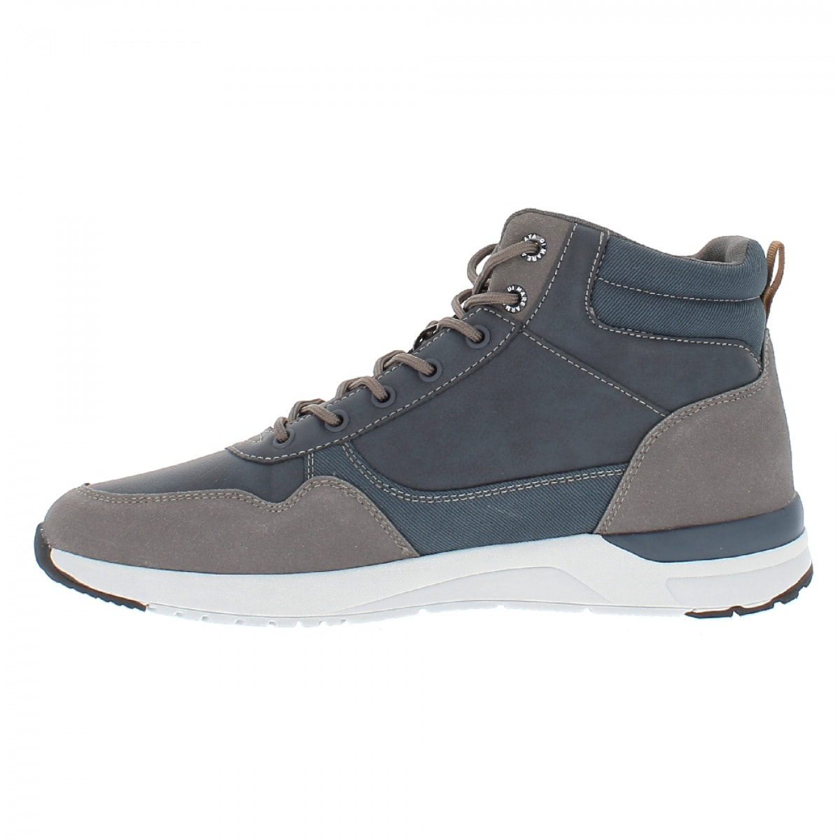 Armata di Mare Scarpe Uomo Stivaletti Casual Stringati con Soletta Rimovibile in Memory Foam AMU W22L245 Grey Navy