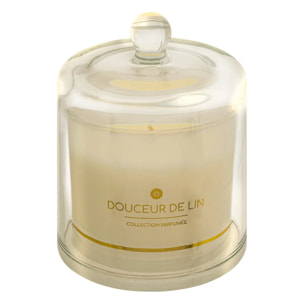 Bougie parfumée Ilae 240g cloche verre lin