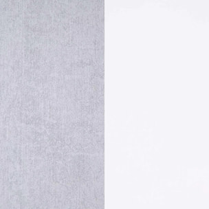 Mueble de salón modular Lunet en blanco artik microcemento 190 cm Blanco Artik (Blanco Mate) - Microcemento