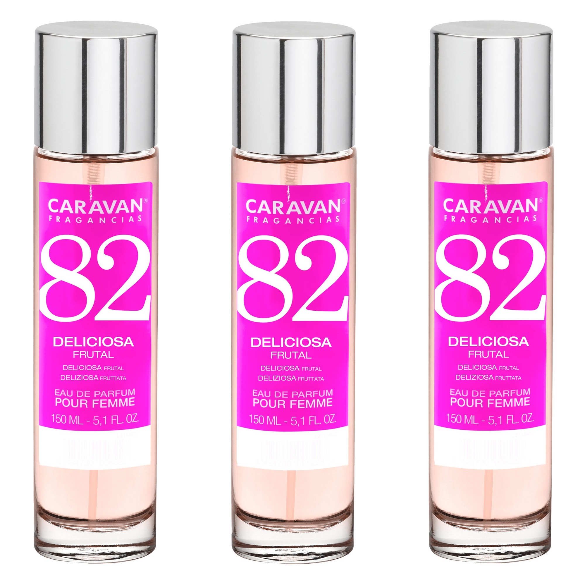 Caravan fragancias set de 3 frascos perfume de mujer nº82, de 150 ml