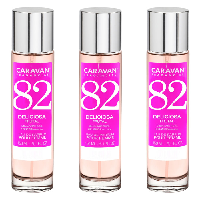 Caravan fragancias set de 3 frascos perfume de mujer nº82, de 150 ml