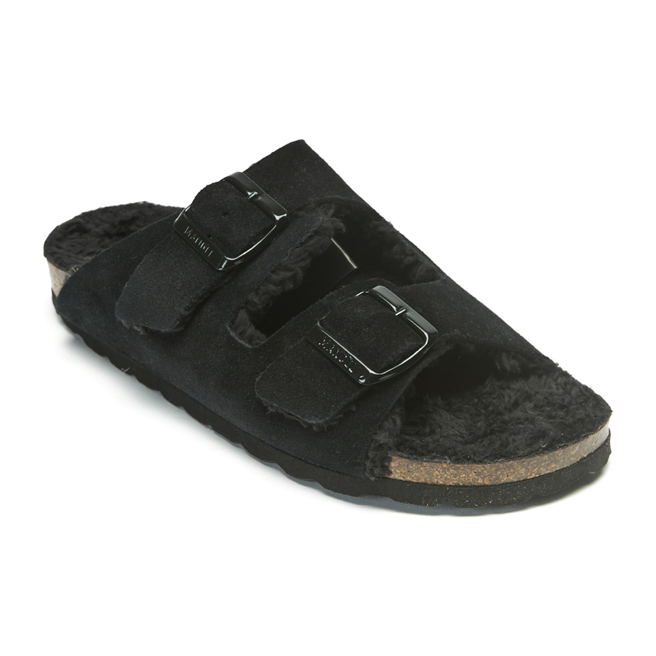 Ciabatta Mandèl Suede Nero
