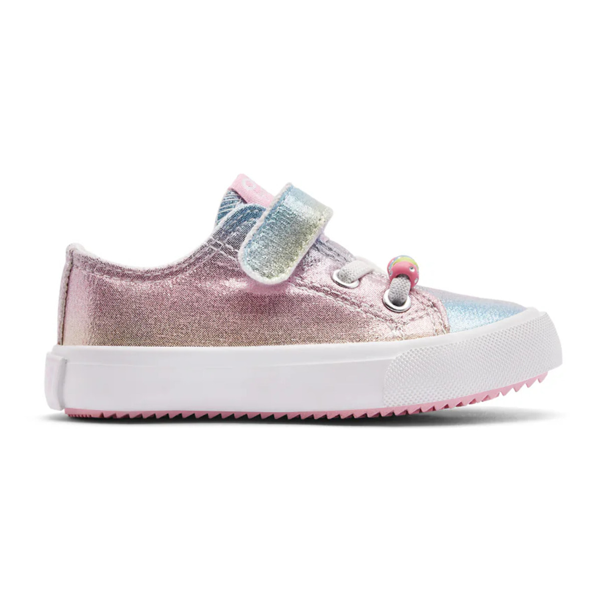 Zapatillas Bajas Niña Estampado Multicolor con Cuentas