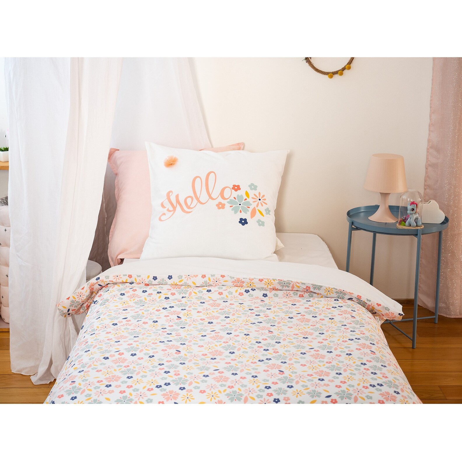 Parure de lit enfant 100% coton - Hello
