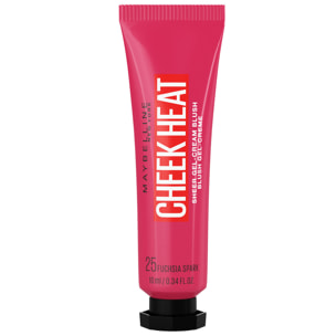 Maybelline New York CHEEK HEAT Blush Gel-Crème 25 FUCHSIA SPARK 10 ML