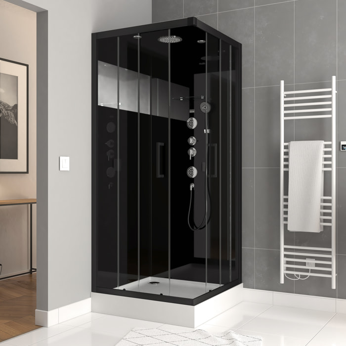 Cabine de douche carrée 90x90x215cm - MIRROR SPACE SQUARE