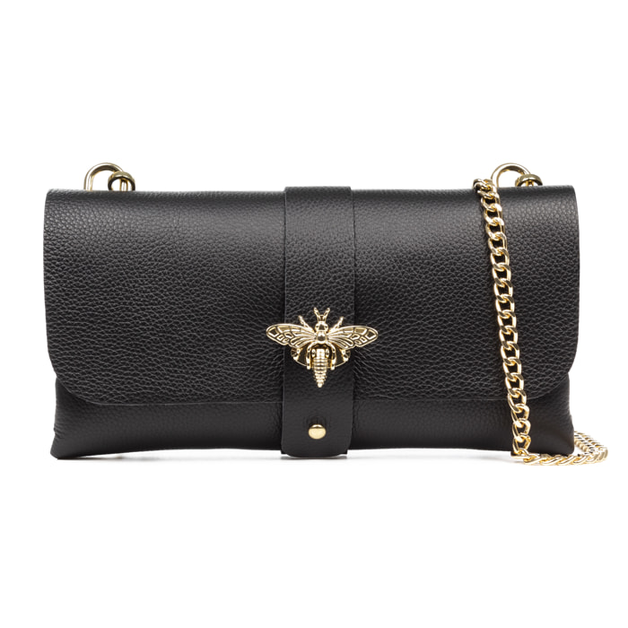 Amaseno borsa a tracolla donna. Pelle autentica Dollaro.