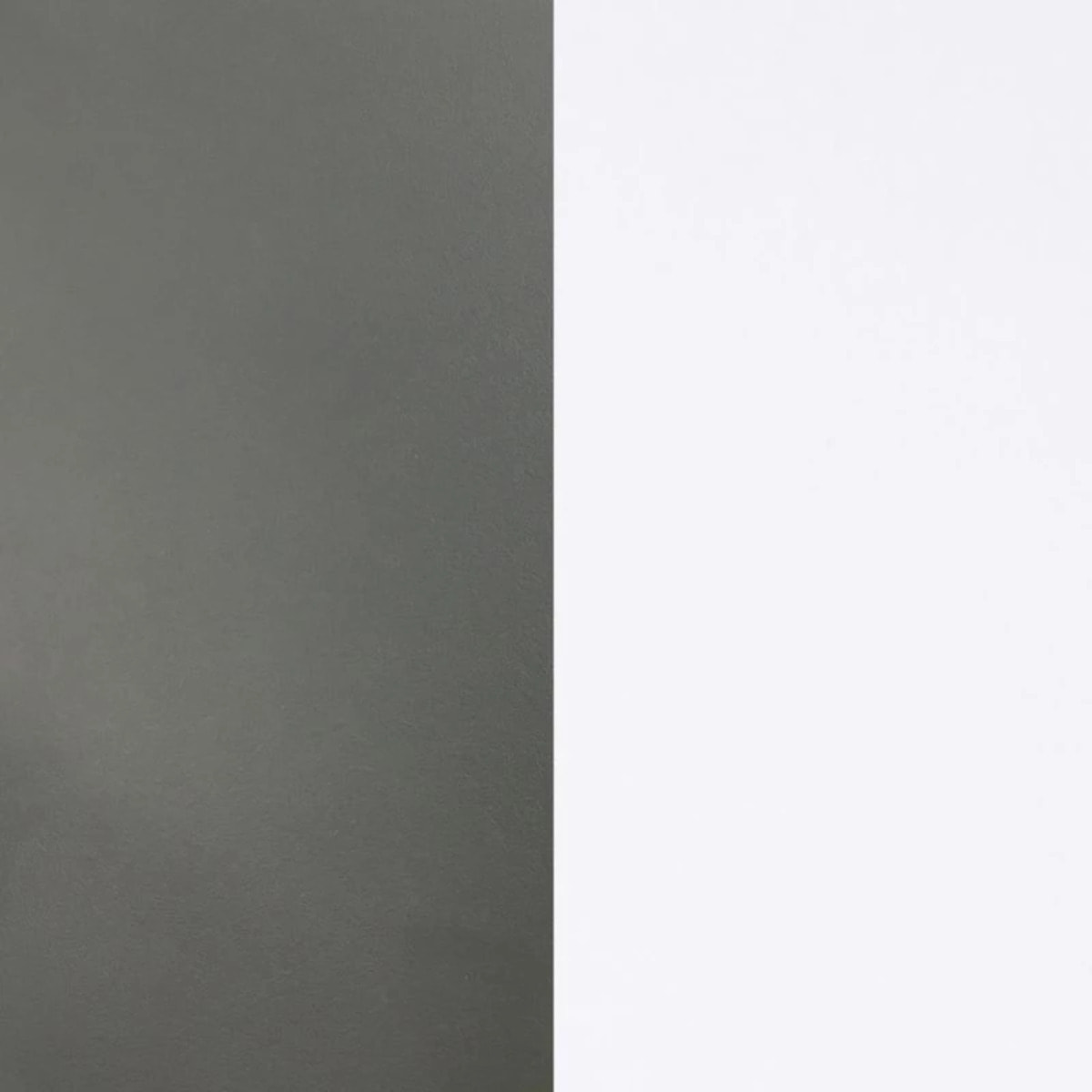 Mesa de escritorio con estantería Cosmic en blanco artik gris antracita 120 x 144 cm Blanco Artik (Blanco Mate) - Gris Antracita