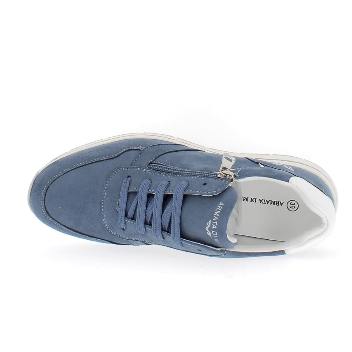 Armata di Mare Scarpe Donna Sneakers Casual con Zip Laterale AMD SS31H07 Blue