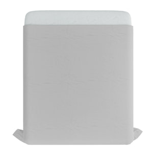LENZUOLO SOPRA MAX COLOR, 100% Cotone, Tinta Unita, Made in Italy - GRIGIO CHIARO