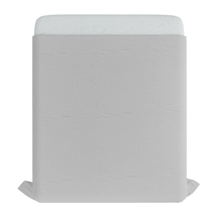 LENZUOLO SOPRA MAX COLOR, 100% Cotone, Tinta Unita, Made in Italy - GRIGIO CHIARO