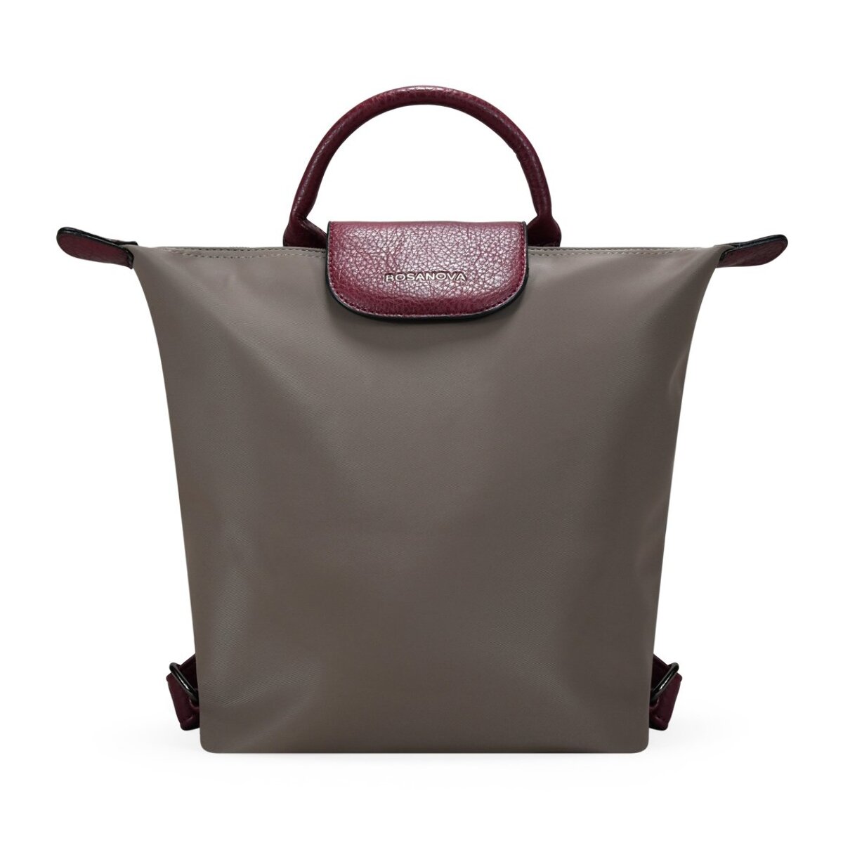 Mochila deportiva visón con solapa