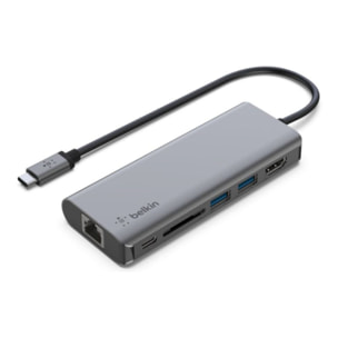 Hub USB C BELKIN USB-C /multiports 6 en 1