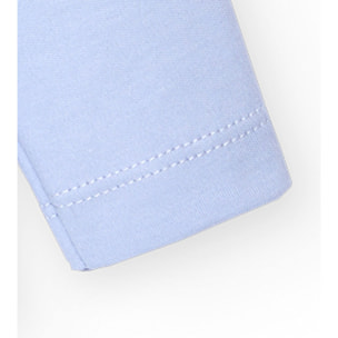 Camiseta bebé manga larga cuello fino