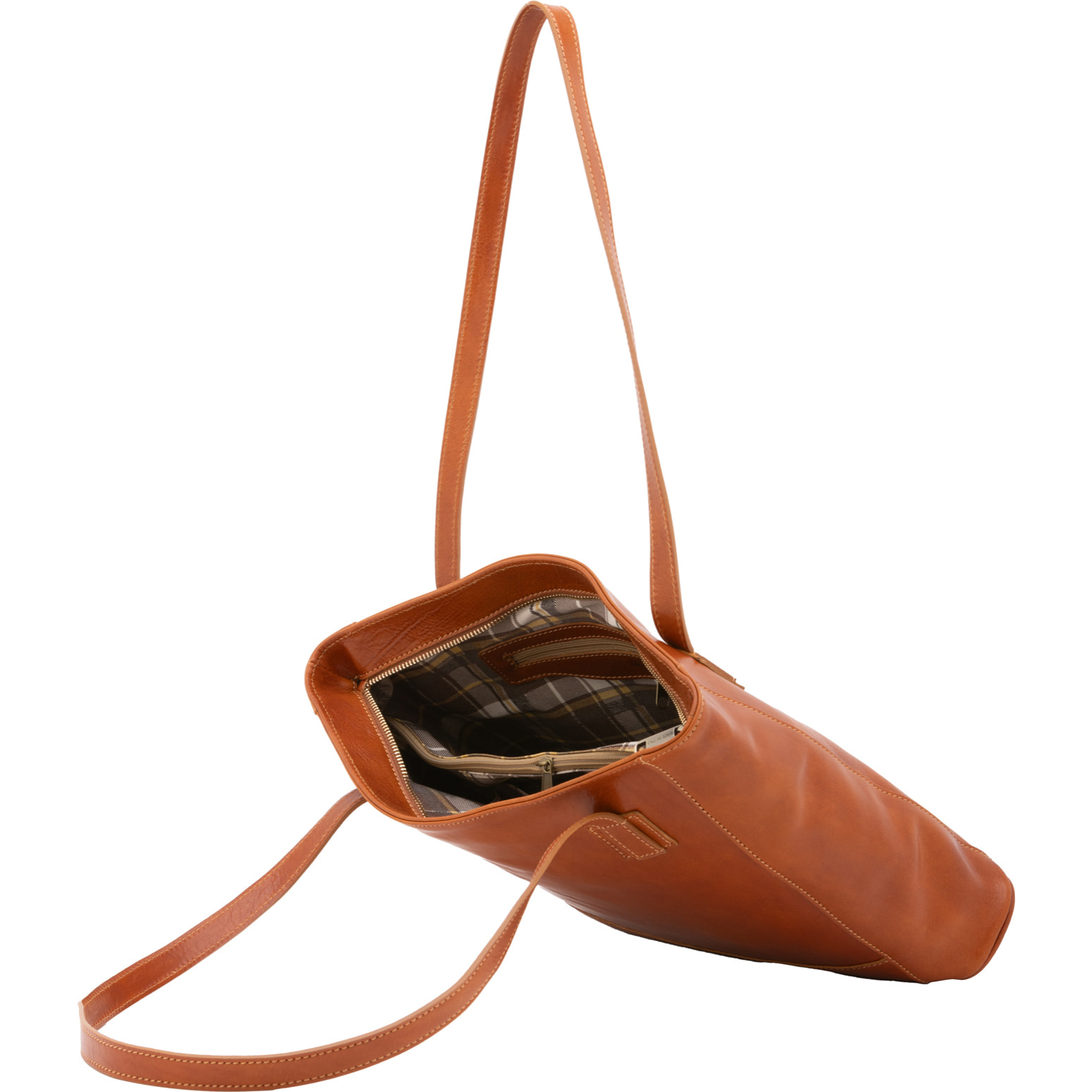 Borsa a spalla  da donna In Vera pelle Made in Italy 30x37x8 cm