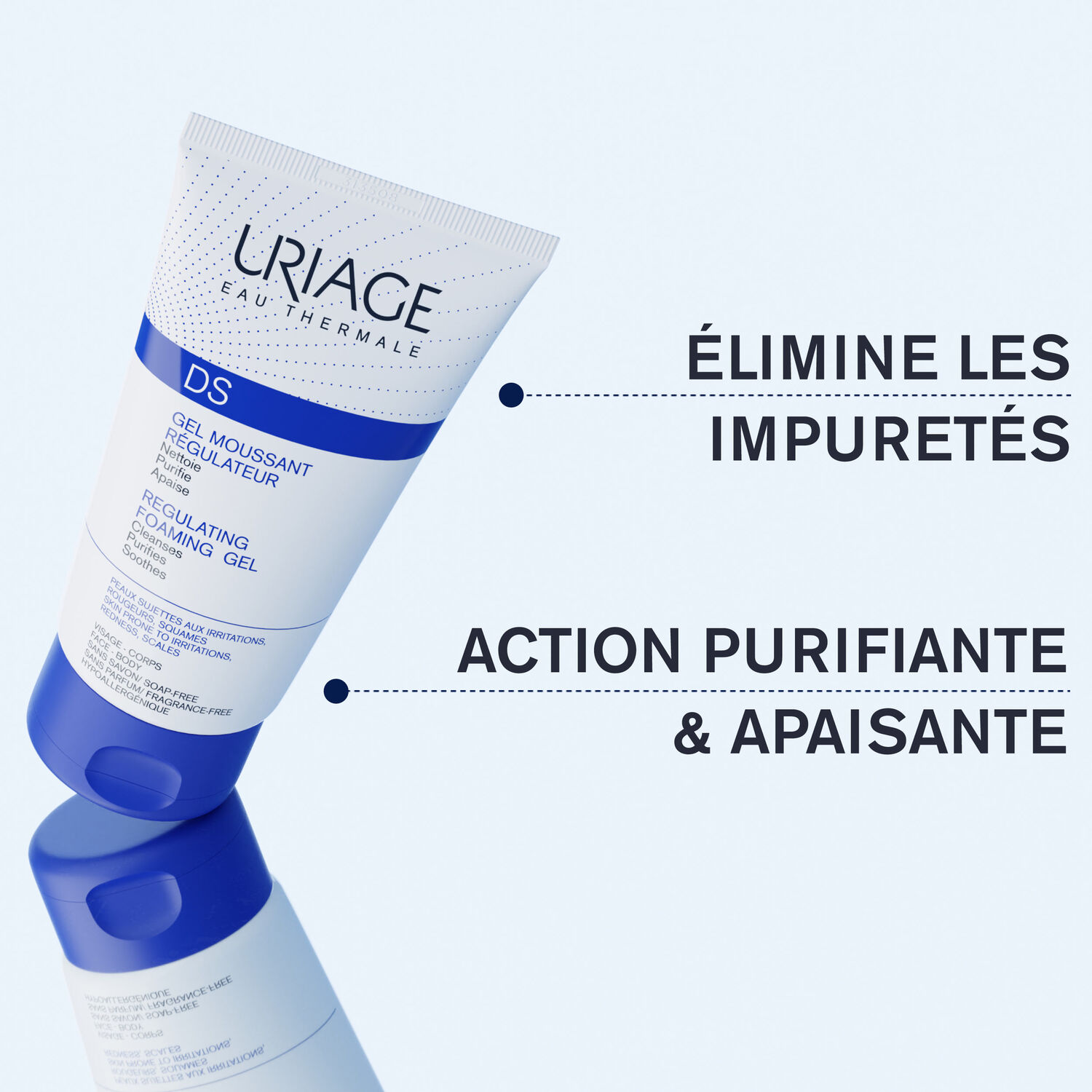DS - Gel Moussant Régulateur - Nettoie, Purifie & Apaise 150 ml