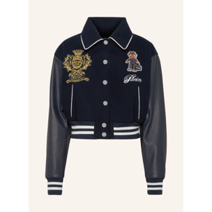 PHILIPP PLEIN Bomber de cuero TEDDY