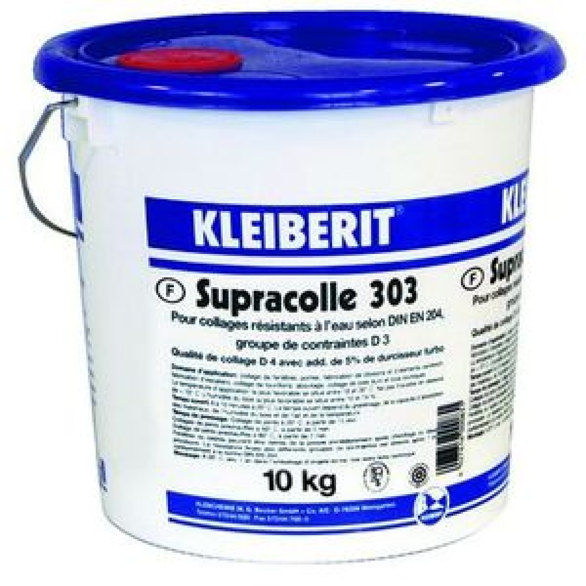 Colle vinylique D3/D4 KLEIBERIT 303.0 - seau 10kg - 303.0.1006