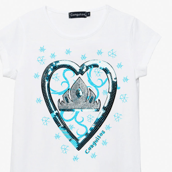 Conguitos - T-shirt a maniche corte casual stampata