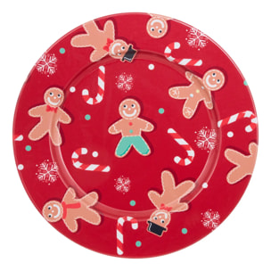 ASSIETTE PRES NOEL METAL