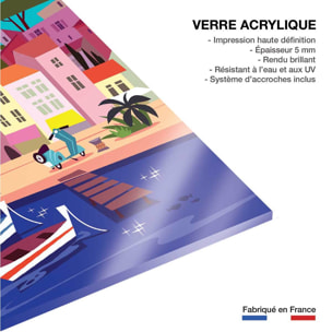 Tableau de provence cassis côte d'azur  Tableau plexiglas