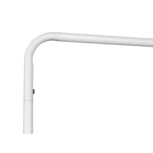 Perchero-burro Nature melamina-metal roble-blanco 170x110x55 cm