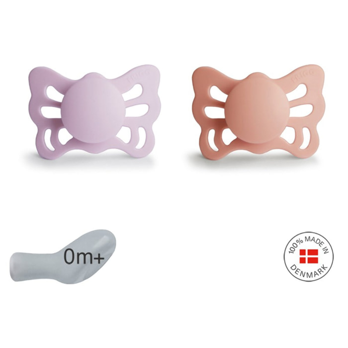 Frigg Pack 2 Chupetes Anat. Silicona Butterfly