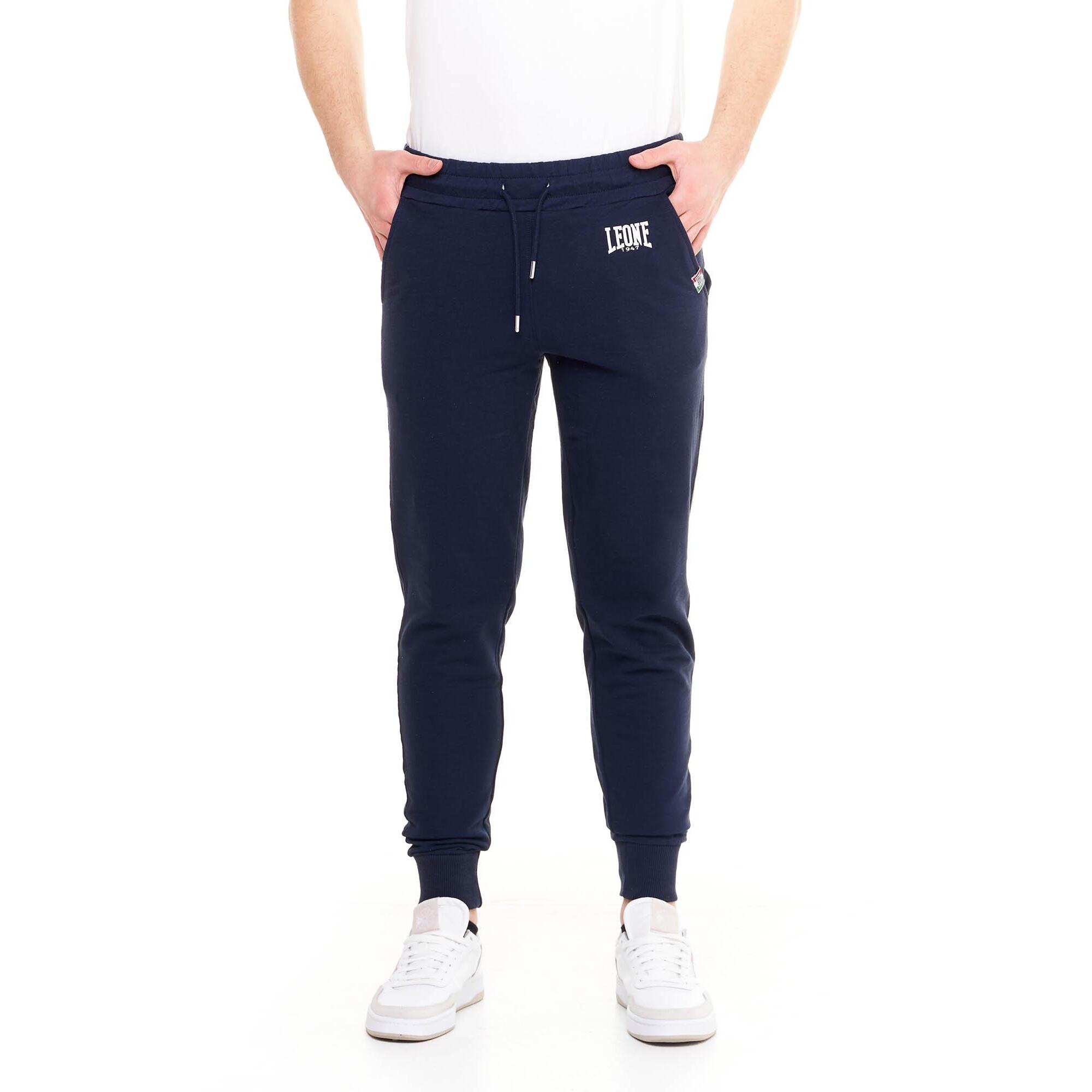 Pantaloni sportivi con polsini da uomo Leone Basic