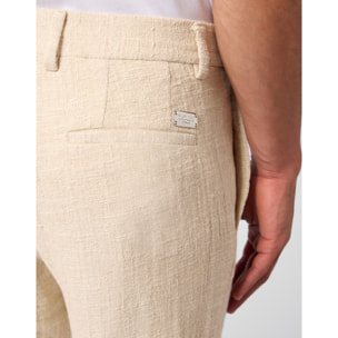 PHILIPP PLEIN Linen Trousers