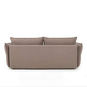 Canapé Tissu Droit Convertible Verduro - 3 Places