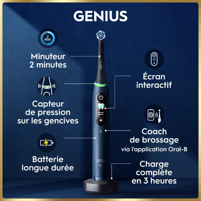Brosse à dent Oral-BiO9s Series Bleu Sapphire