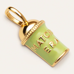 Charm Matcha Baño Oro