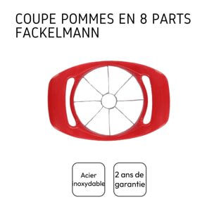 Coupe pomme en 8 morceaux Fackelmann Colors Edition