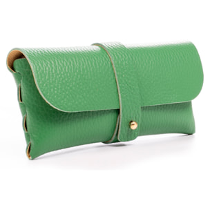 Argelato mini borsa / portafoglio donna. Dollaro in vera pelle.