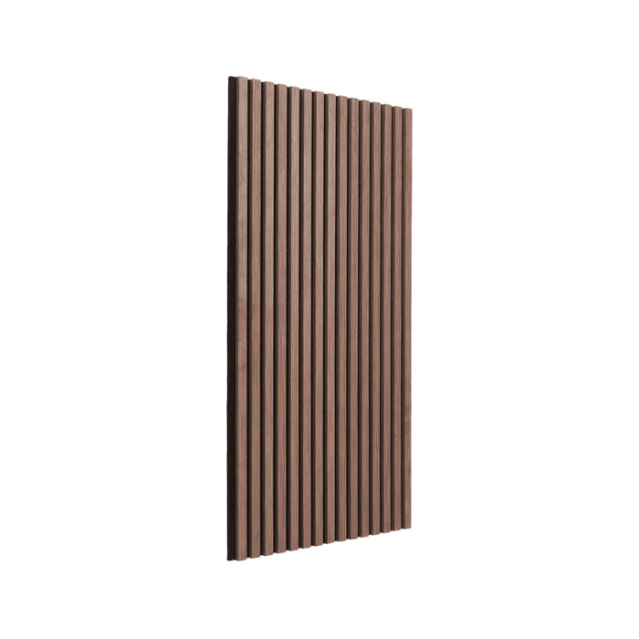 Panneaux muraux acoustiques, tasseaux décoratifs noyer KYOTO