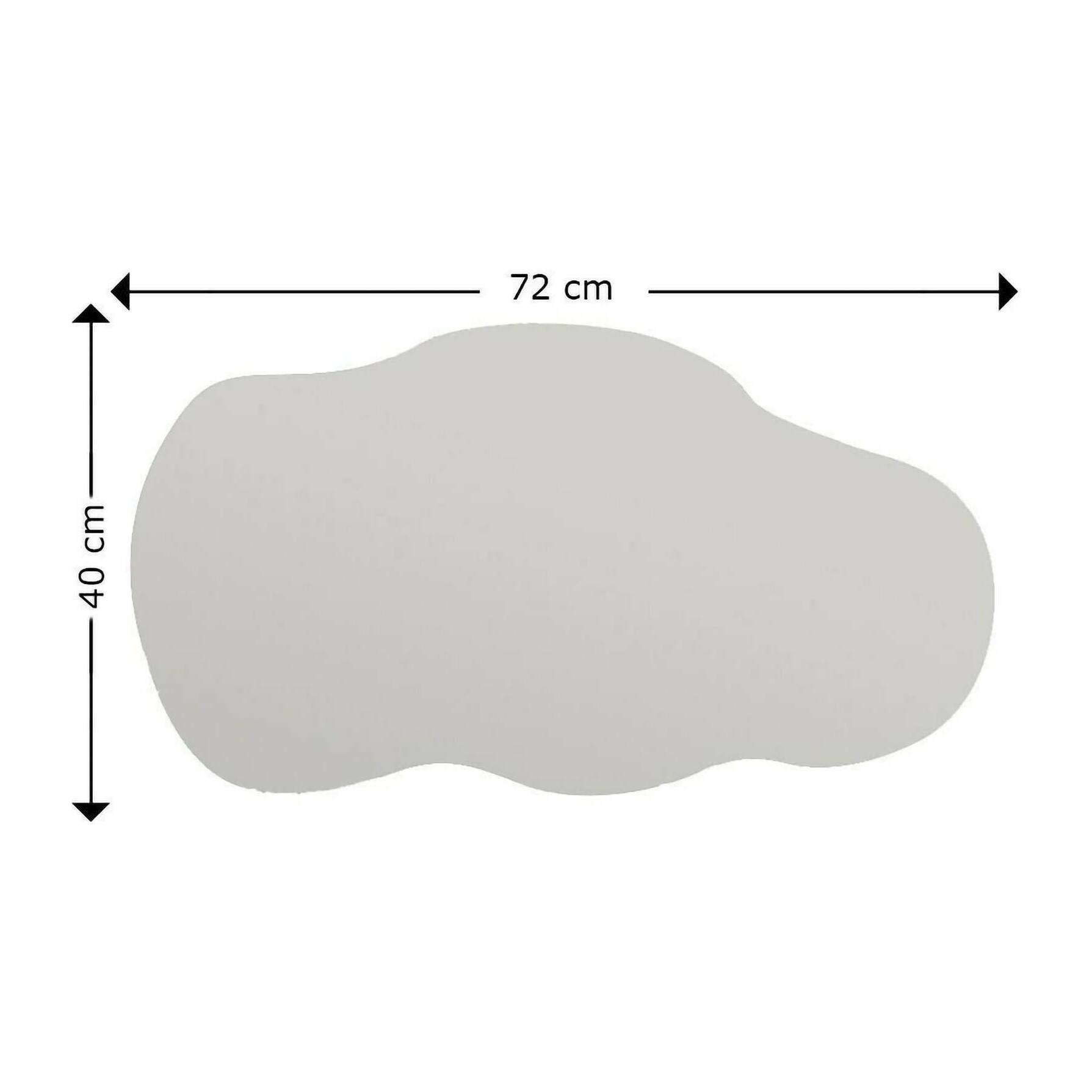 Specchio Dnobil, Specchiera, Articolo d'arredo a muro, Decorazione con specchio, 40x2h72 cm, Nero