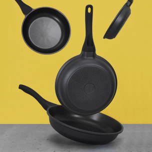 Poêle - COOK CONCEPT - Fonte Aluminium - Noir