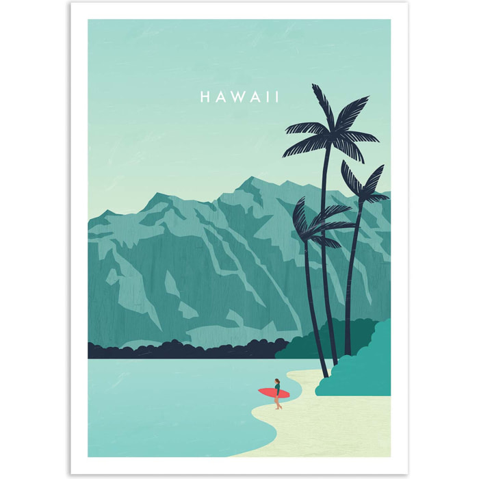 Affiche - Hawaii - Katinka Reinke
